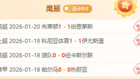 【足球推荐】周五004荷乙对决：多德勒支迎战罗达JC